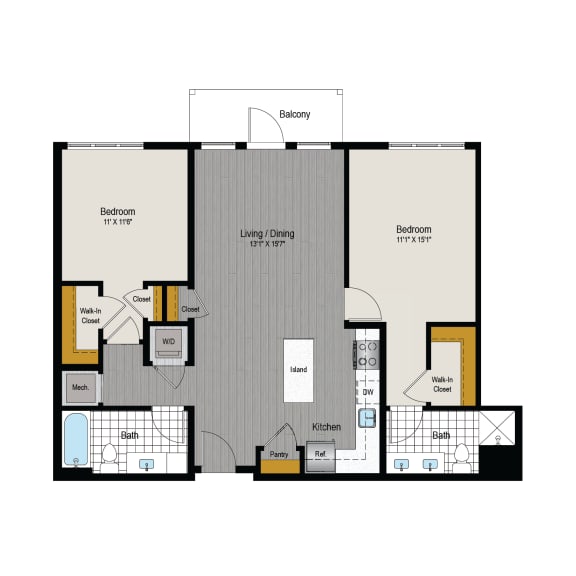 Studio, 1 & 2Bedroom Northeast DC Apartments Jamison at Dakota Crossing